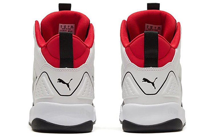 Кеды PUMA Backcourt (бело-черно-красные) — фото 5