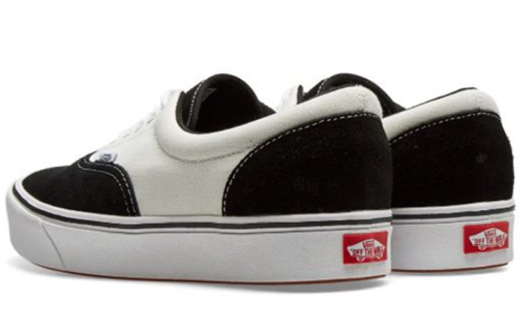 Кеды Vans Era Suede And Canvas Comfycush (черно-белые) — фото 3
