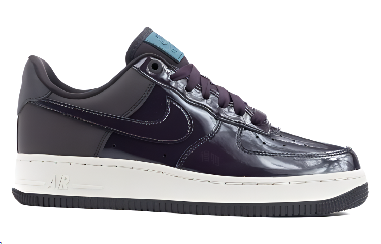 Женские кеды Nike Air Force 1 (черные) — фото 2