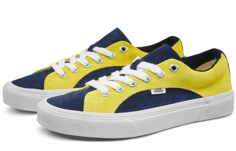 Кеды Vans Lampin Retro Skate (желто-синие) — Жёлтый / синий — фото 2