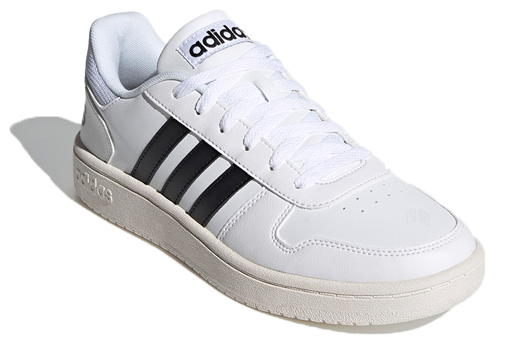Кеды adidas neo Hoops 2.0 (белый / черный) — Белый / чёрный — фото 3