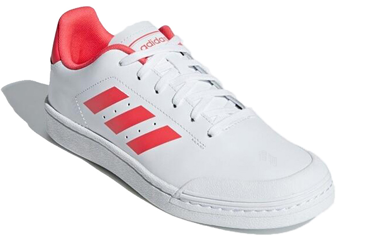 Женские кеды adidas Court 70s (бело-красный) — фото 3