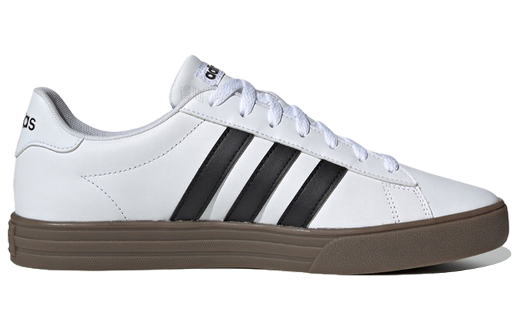 Мужские кеды adidas neo Daily 2.0 (бело-черные) — фото 2