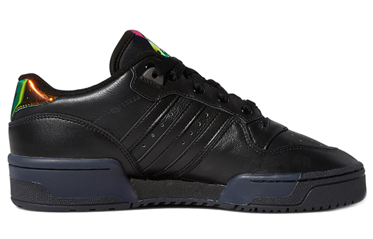Женские кеды adidas originals Rivalry Low (черные) — фото 2
