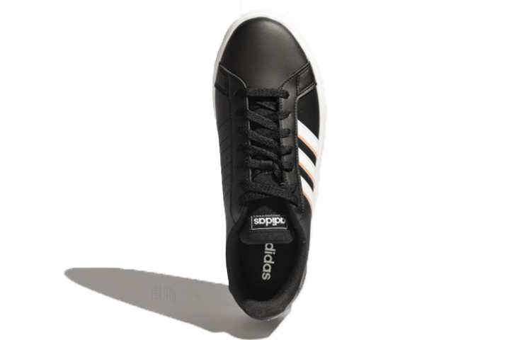 Мужские кеды adidas neo Grand Court (черно-белые) — фото 5