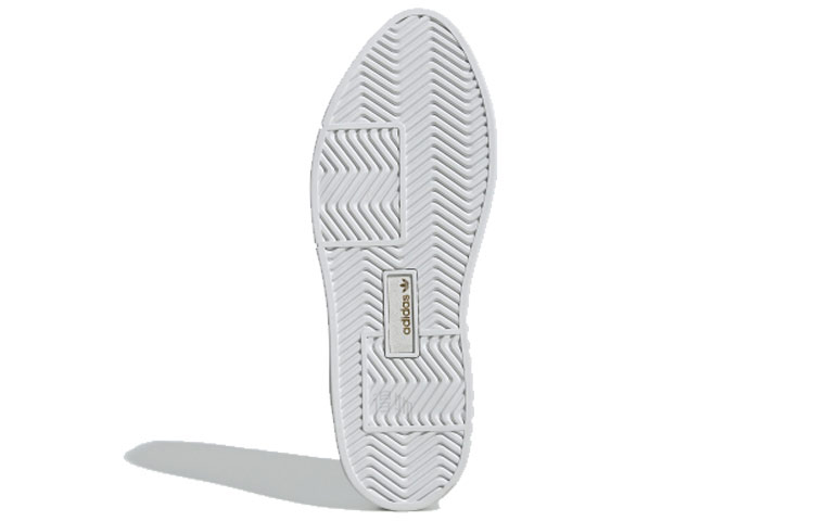 Женские кеды adidas Sleek Super (белый / серый) — фото 5