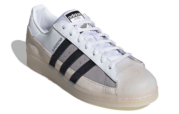 Кроссовки adidas originals SUPERSTAR (бело-черно-коричневые) — фото 3