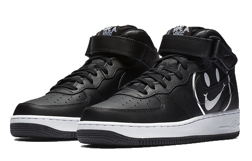 Мужские кроссовки Nike Air Force 1 07 LV8 Have a Nike Day (черный) — Чёрный — фото 3