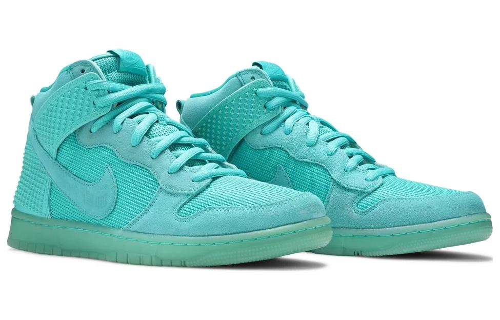 Кеды Nike Dunk CMFT Premium Light Retro (зеленые) — фото 3