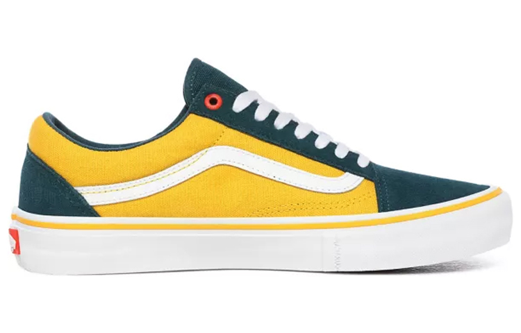 Кеды Vans Old Skool Prime Pro (сине-желтые) — фото 2