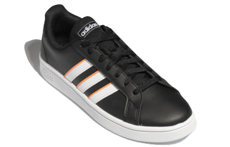 Мужские кеды adidas neo Grand Court (черно-белые) — фото 3