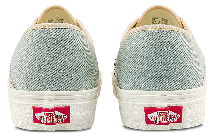 Кеды Vans Authentic SF (белый / черный / коричневый / синий) — Белый / чёрный / коричневый / синий — фото 5