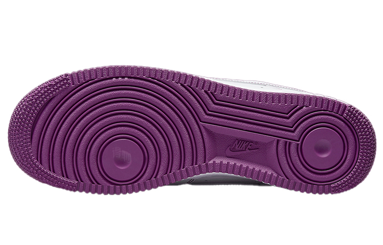 Мужские кроссовки Nike Air Force 1 "Viotech" (бело-фиолетовые) — Белый / фиолетовый — фото 6