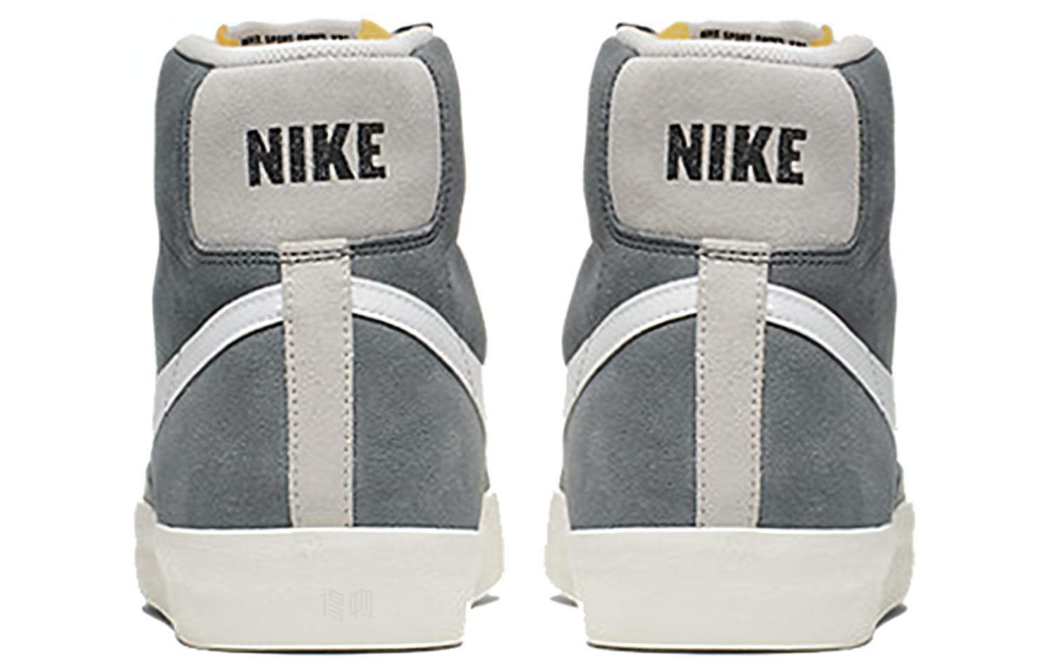 Мужские кеды Nike Blazer (темно-серые) — Тёмно-серый / чёрный — фото 4
