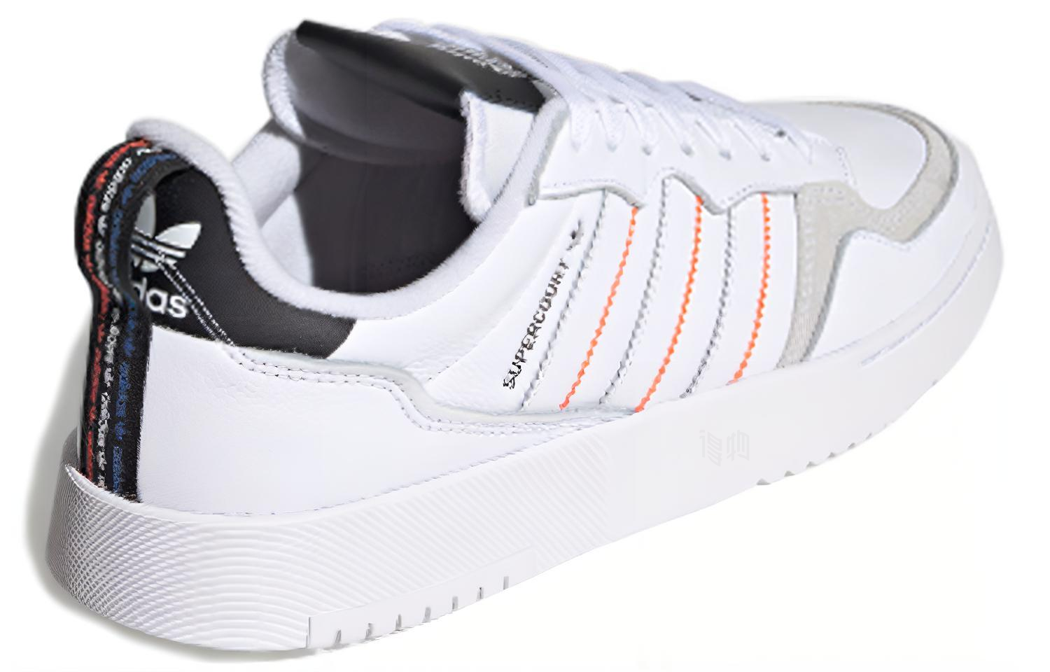 Кеды adidas Super Court (бело-черно-серый) — фото 4