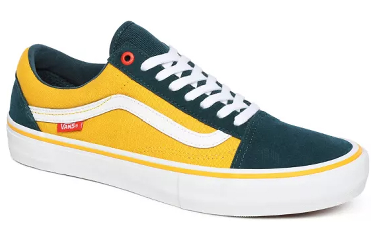 Кеды Vans Old Skool Prime Pro (сине-желтые) — фото 3