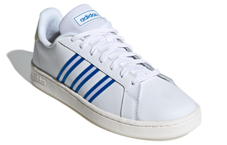Мужские кеды adidas neo GRAND COURT (бело-синий) — фото 2