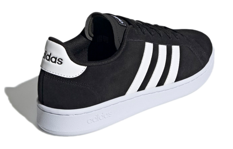 Мужские кеды adidas neo Grand Court (черно-белый) — Чёрный / белый — фото 4