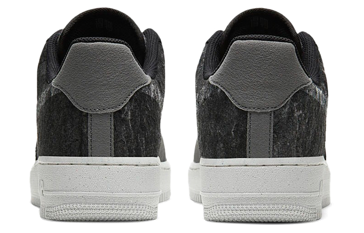 Мужские кроссовки Nike Air Force 1 07 LV8 (черный / серый / зеленый / белый) — Чёрный / серый / зелёный / белый — фото 5