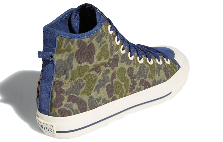 Кеды adidas originals NIZZA High RF (леопардово-камуфляжные) — фото 3