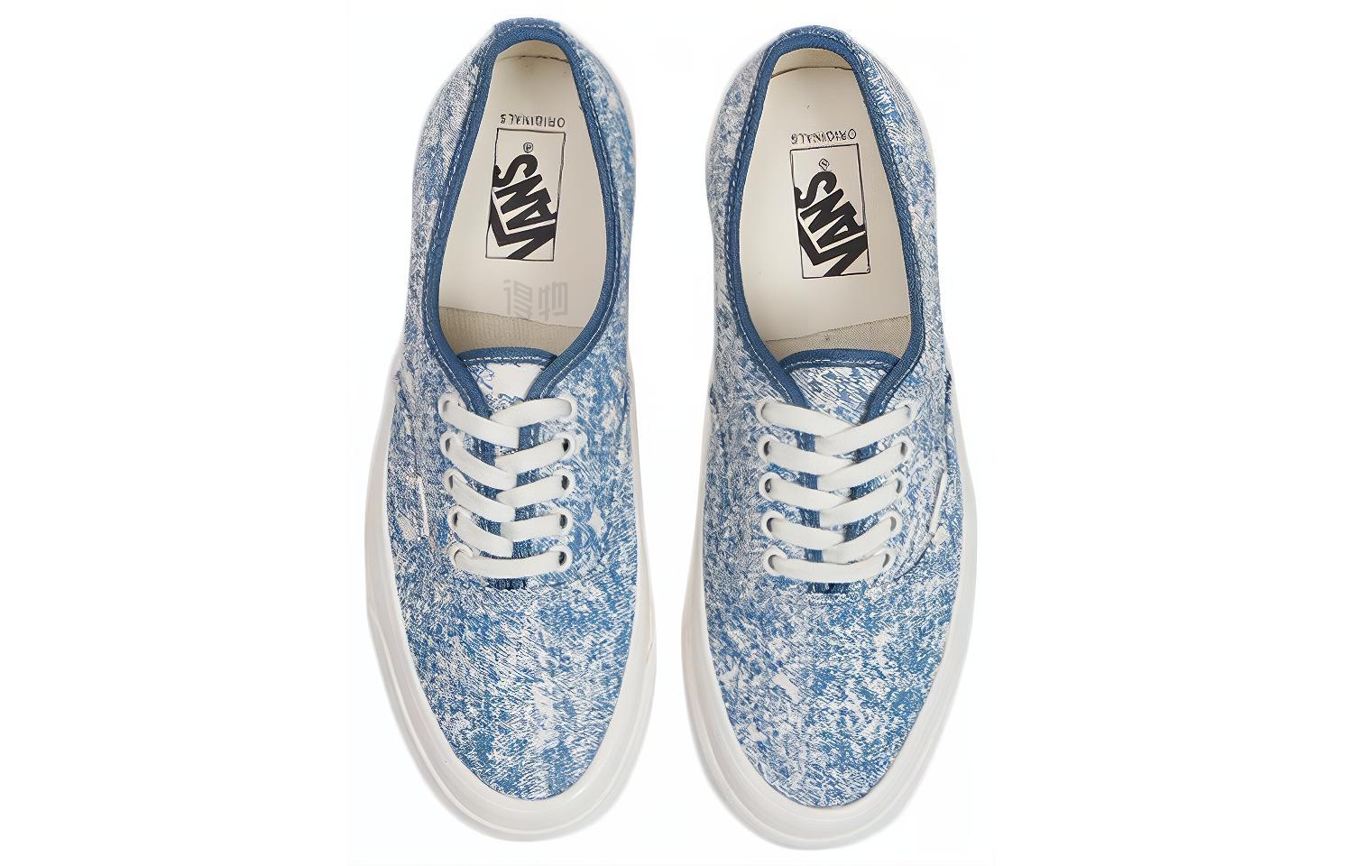 Кеды Vans Authentic Lx (темно-синие) — фото 3