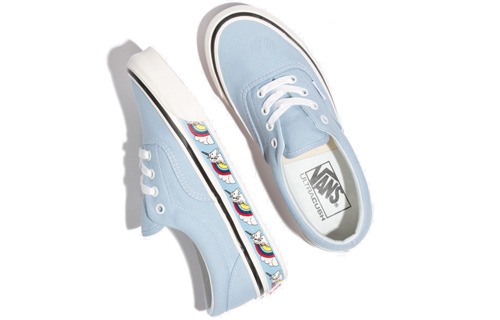 Женские кеды Vans Era 95 DX (светло-голубые) — фото 4