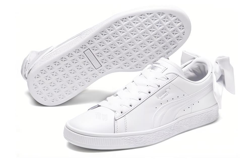 Женские кеды PUMA Basket Bow Triple (белые) — Белый — фото 2