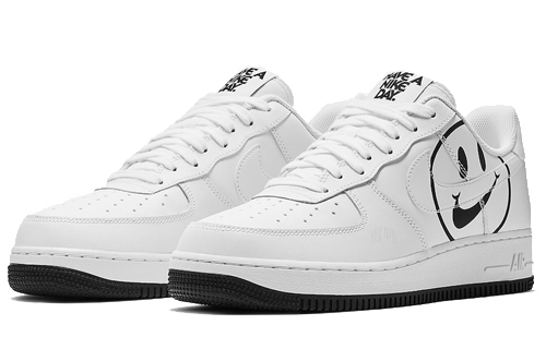 Кеды Nike Air Force 1 (бело-черные) — фото 3