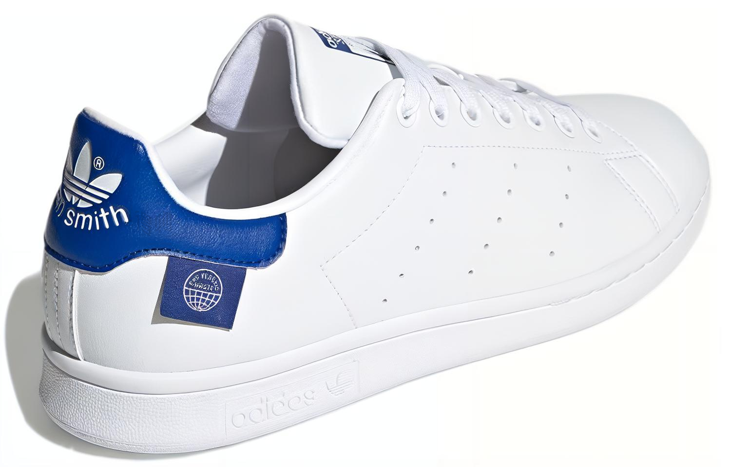 Кеды adidas originals STAN SMITH (бело-синие) — Белый / синий — фото 4