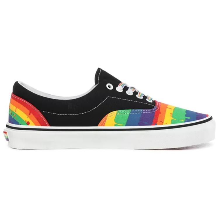Кеды Vans Era Rainbow Drip (черно-радужные) — фото 2