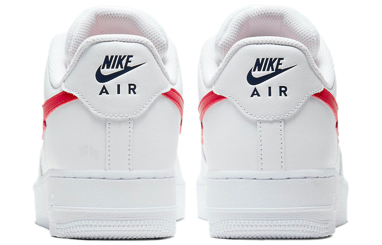 Кроссовки Nike Air Force 1 "Euro Tour" (бело-красные) — фото 5