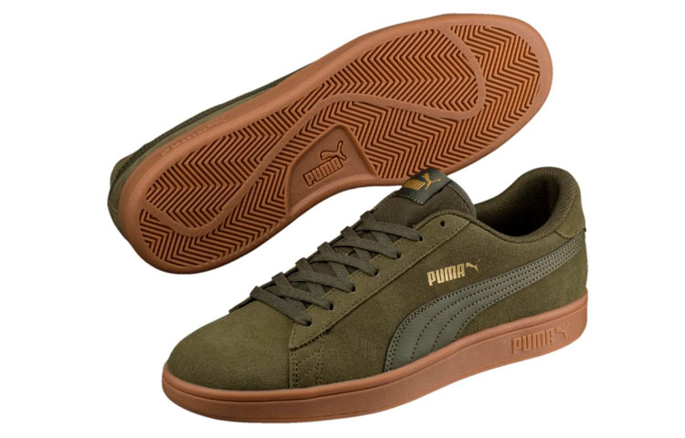 Кеды PUMA Smash v2 (хаки) — фото 3
