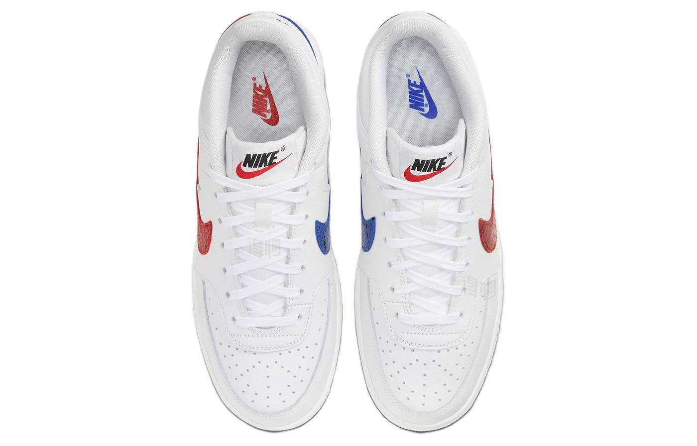 Мужские кеды Nike Sky Force (бело-красно-синие с аппликацией) — Белыйсинийкрасный — фото 5