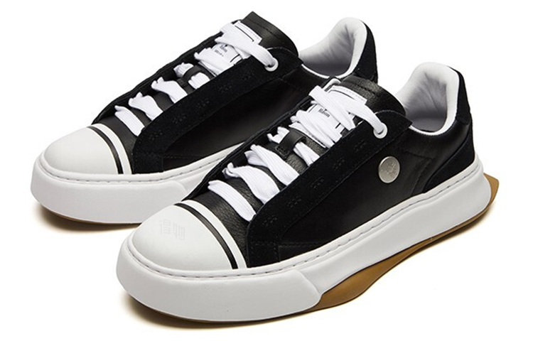 Женские кеды MIHARA YASUHIRO x FILA (черные) — фото 4