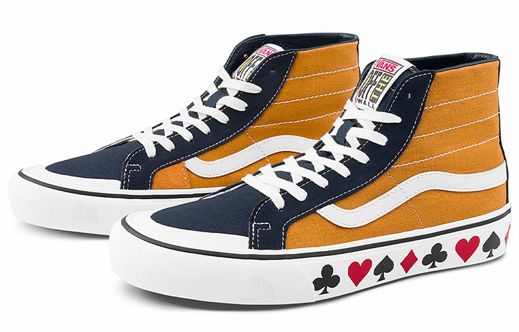 Кеды Vans SK8 138 Decon Sf (черный / желтый) — Чёрный / жёлтый — фото 2