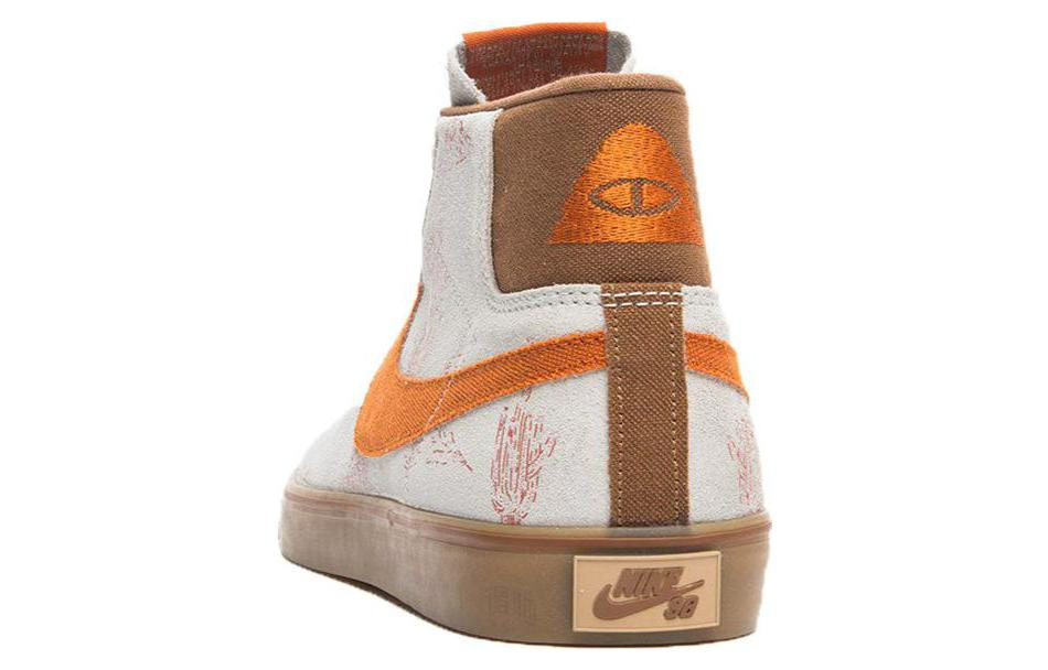 Мужские кеды Nike Blazer (светло-коричневые) — фото 3