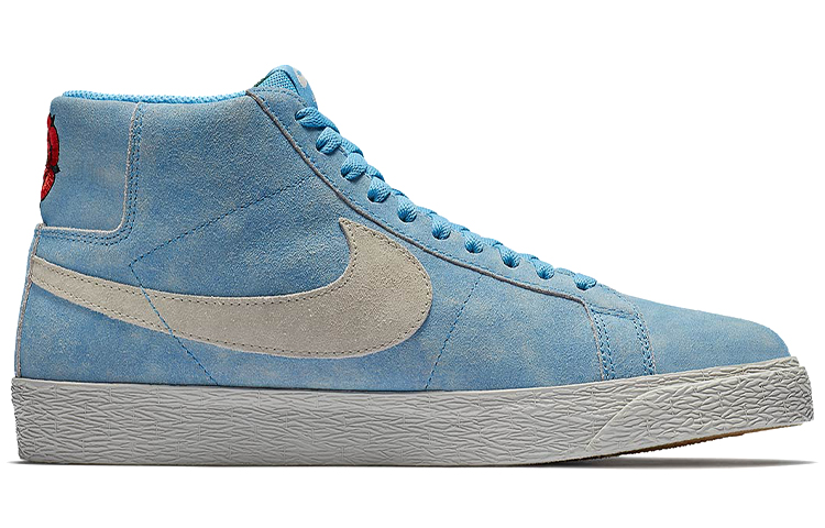 Кеды Nike Blazer SB Zoom Lance Mountain (джинсовый синий) — Синий / белый — фото 2