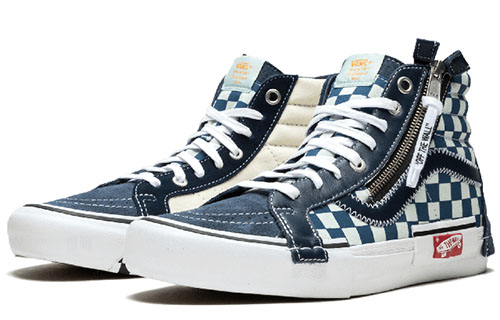 Кеды Vans SK8 Cap LX (сине-белые) — фото 3