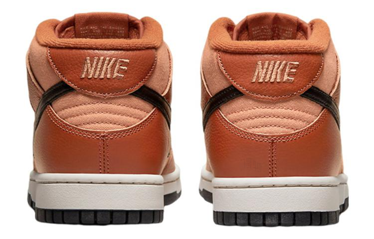 Мужские кроссовки Nike Dunk (коричнево-черный) — фото 5