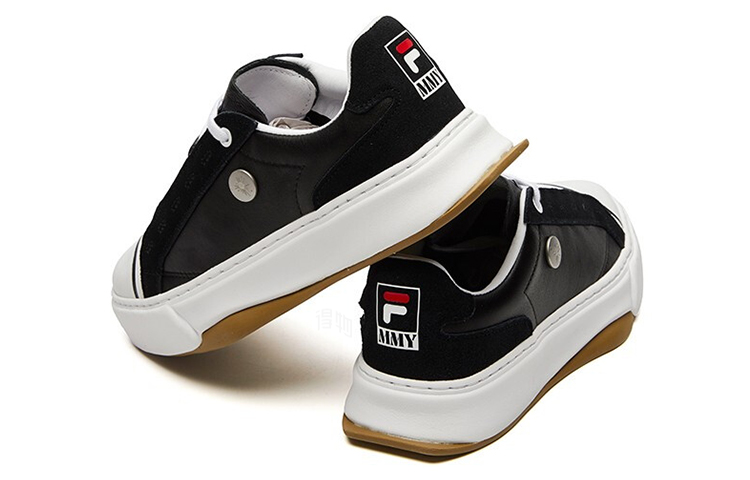 Женские кеды MIHARA YASUHIRO x FILA (черные) — фото 5