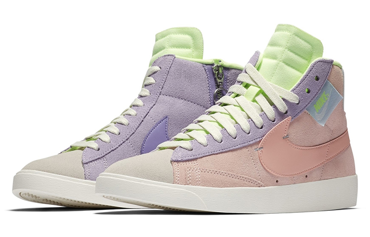 Женские кроссовки Nike Blazer Rebel (розово-фиолетовый) — фото 2