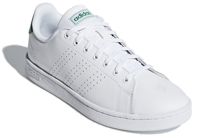 Кеды adidas neo ADVANTAGE (бело-зеленые) — фото 2