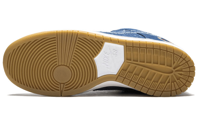 Кеды Nike Dunk SB Rivals Pack East OG (джинсово-синие) — Синий / коричневый / белый — фото 5