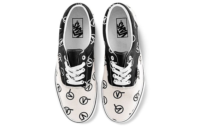 Кеды Vans Era (бежево-черные) — фото 3