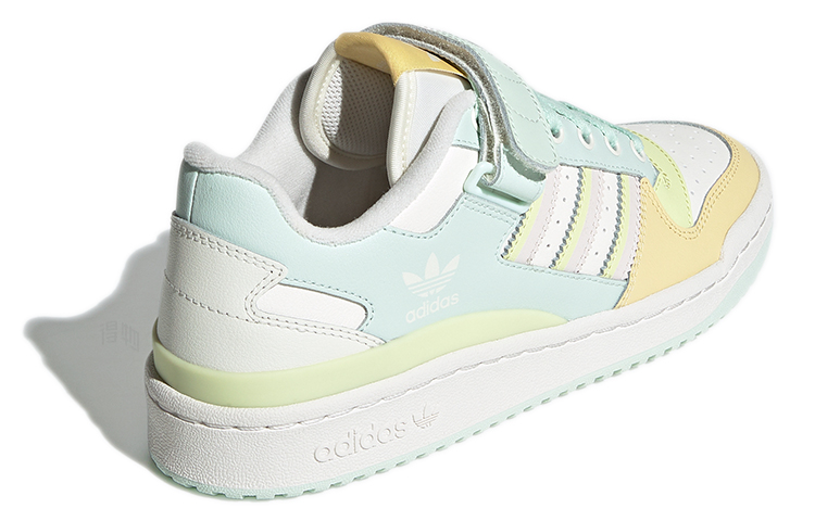 Женские кеды adidas Forum Low (бело-синие) — фото 4