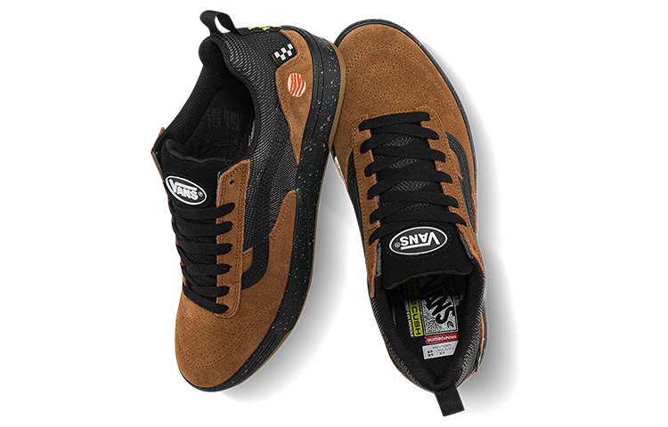 Кеды Vans Pro Skate Zahba (коричнево-черные) — фото 5