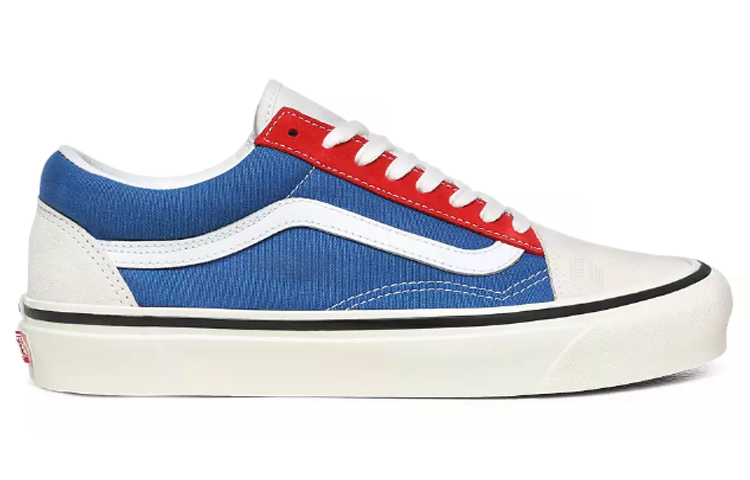 Кеды Vans Old Skool Anaheim Factory 36 DX (бело-синие) — фото 2