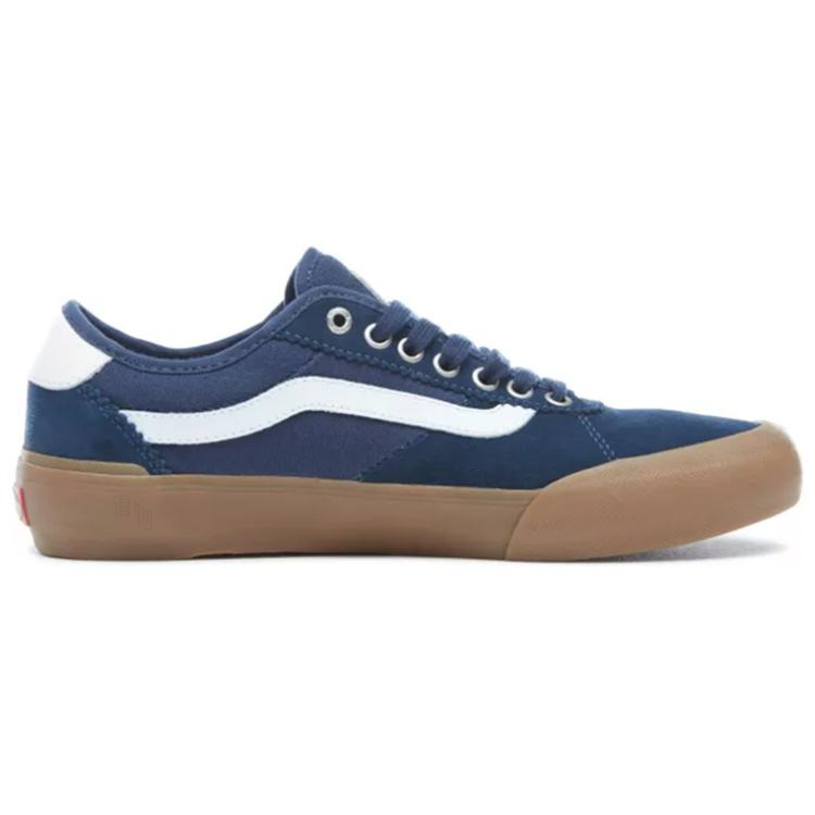 Кеды Vans Chima Pro 2 (сине-коричневые) — фото 2