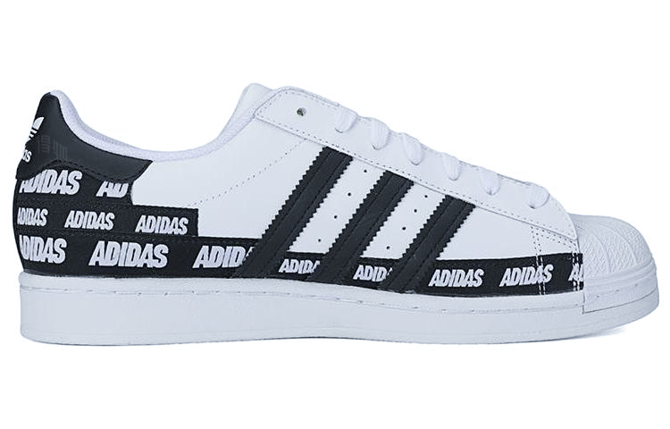 Кеды adidas originals SUPERSTAR LOGO (белыйчерный) — Белыйчёрный — фото 2