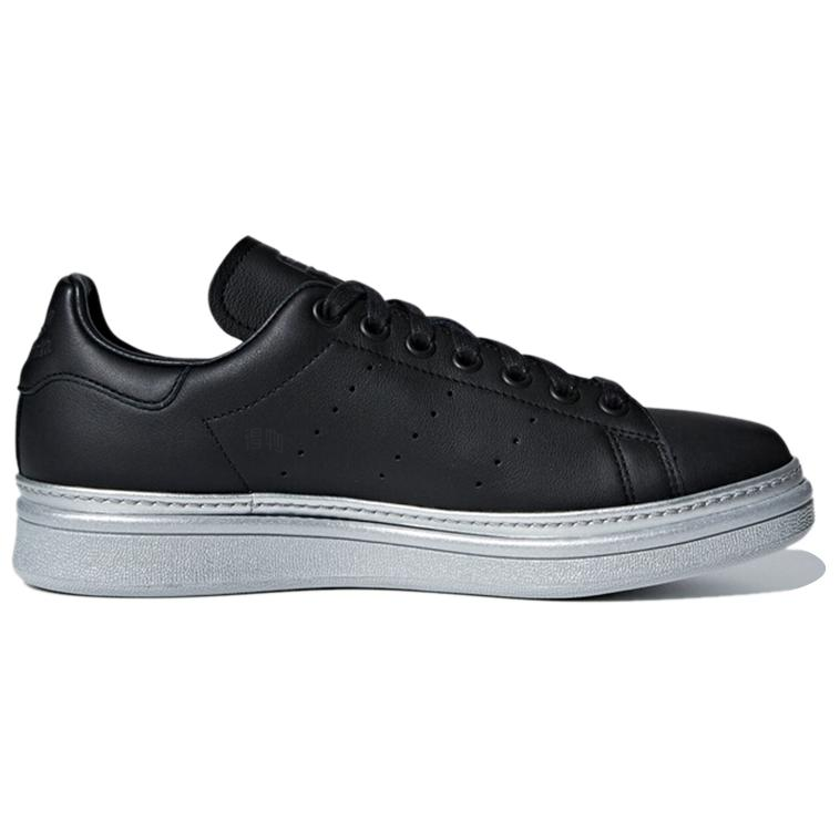 Женские кеды adidas originals STAN SMITH (черно-серые) — Чёрный / серый — фото 2